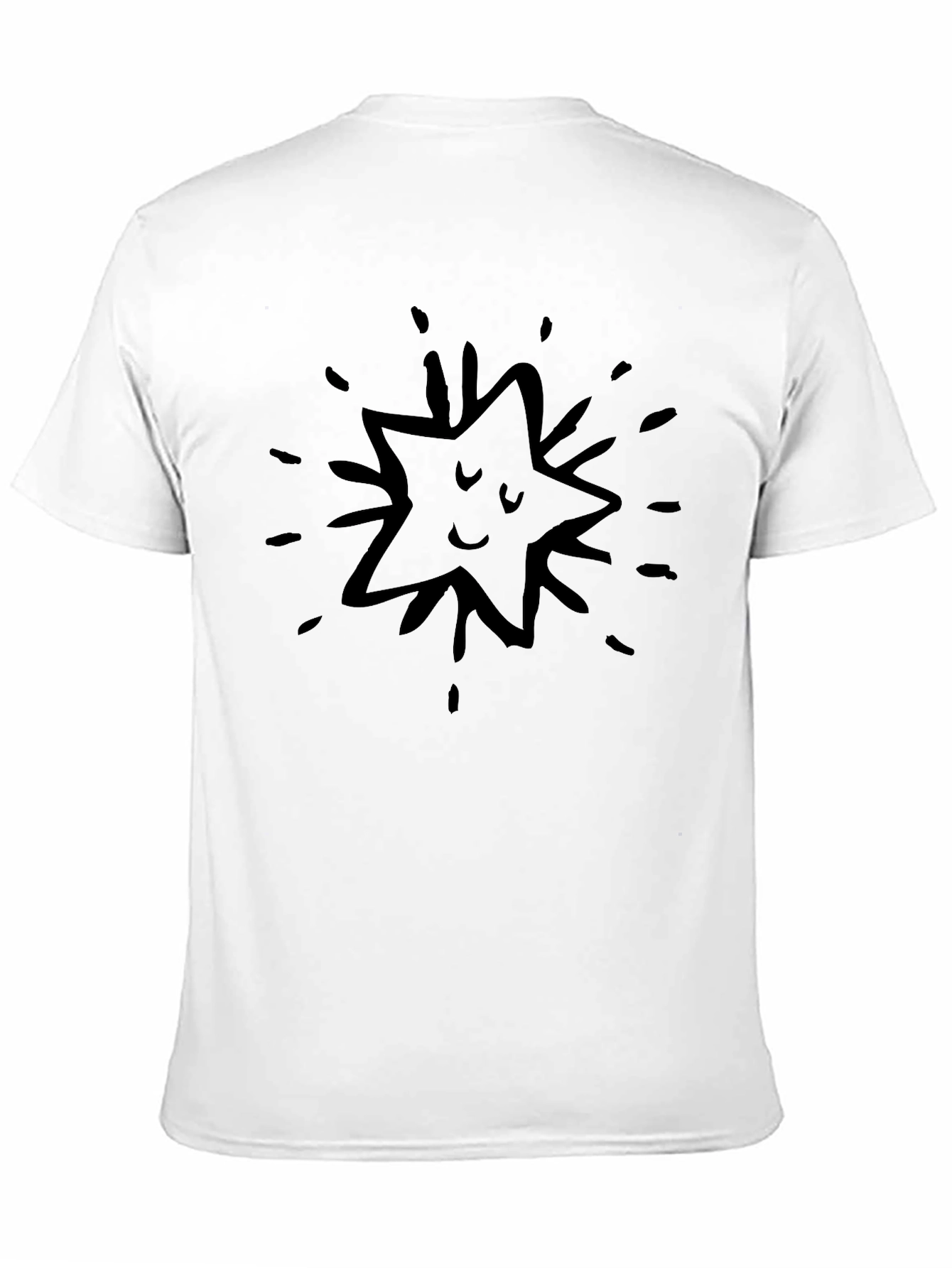 Funny Star Black T-Shirt