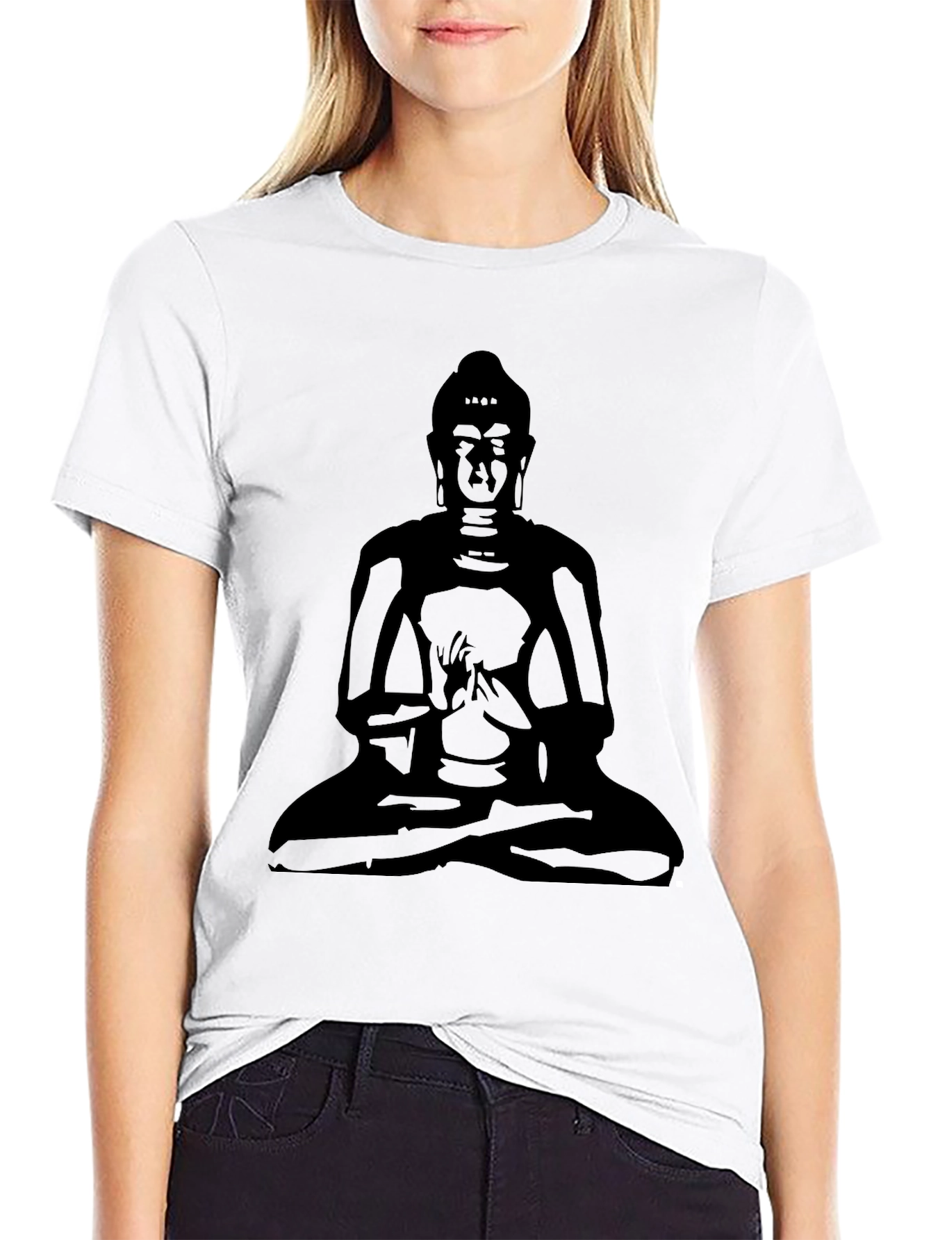 Buddha Graphic Tee - Mens Black T-Shirt