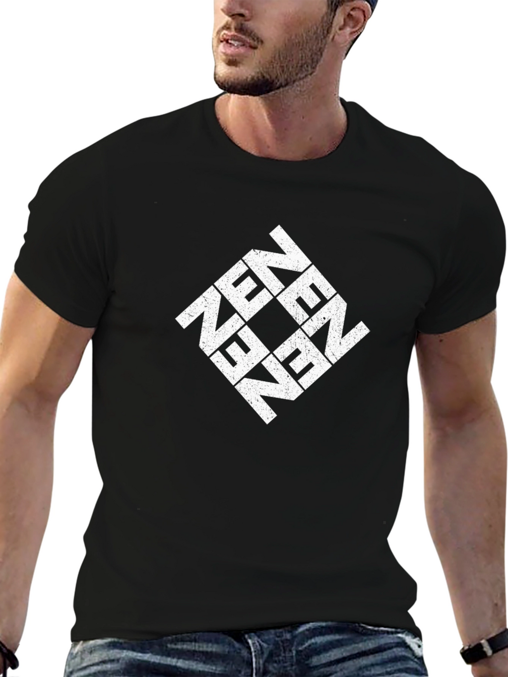 Zen Graphic Tee - Mens Black T-Shirt