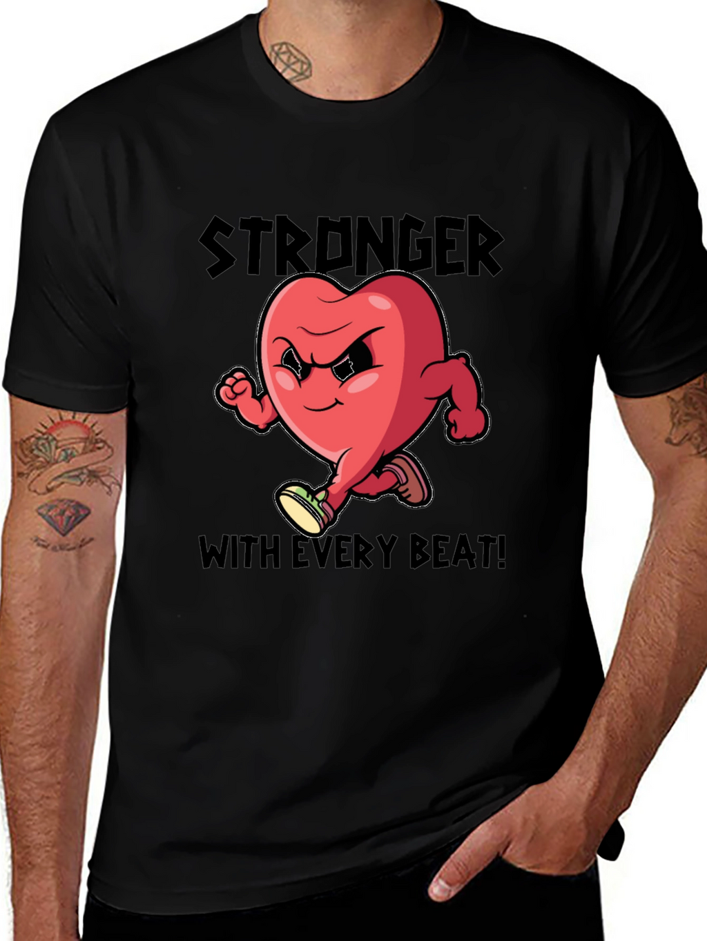 Stronger With Every Beat T-Shirt