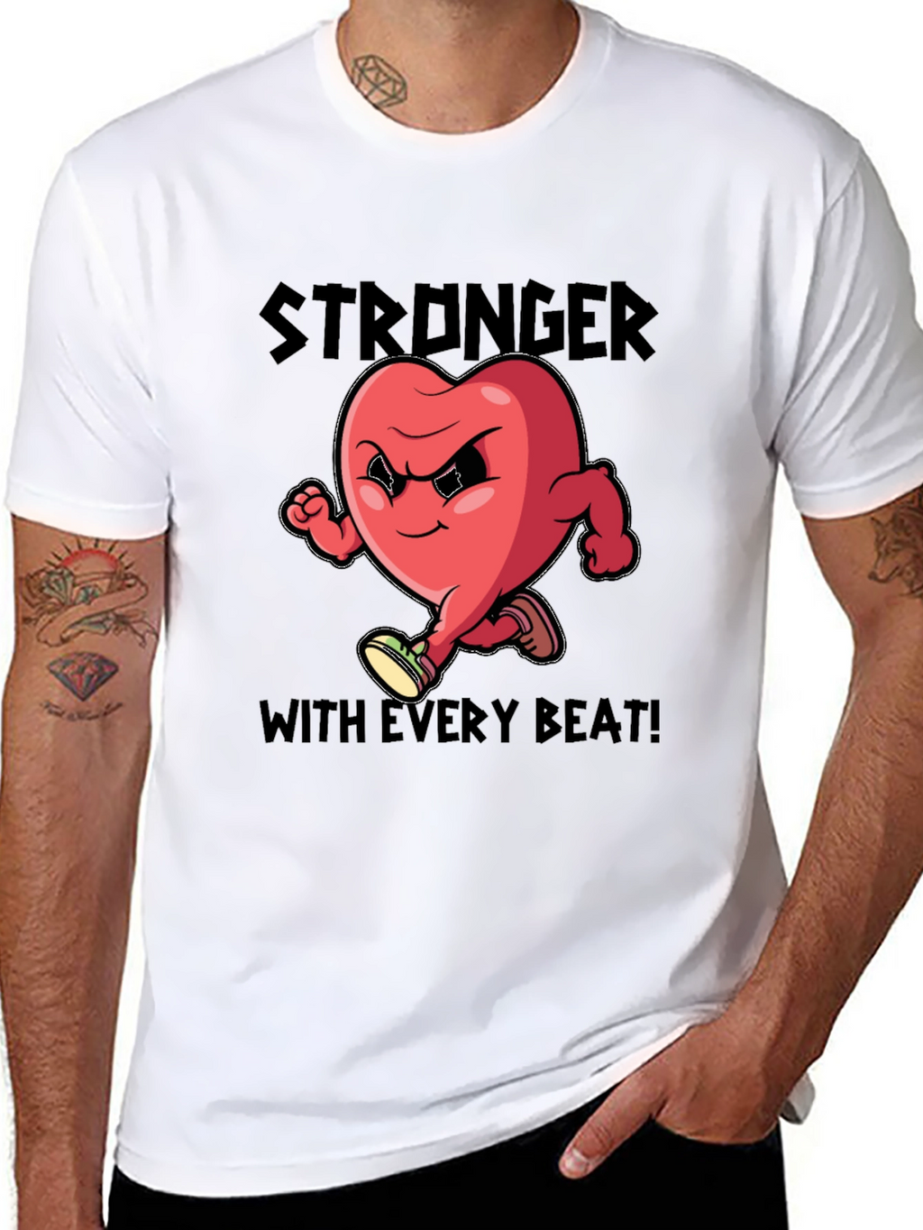 Stronger With Every Beat T-Shirt