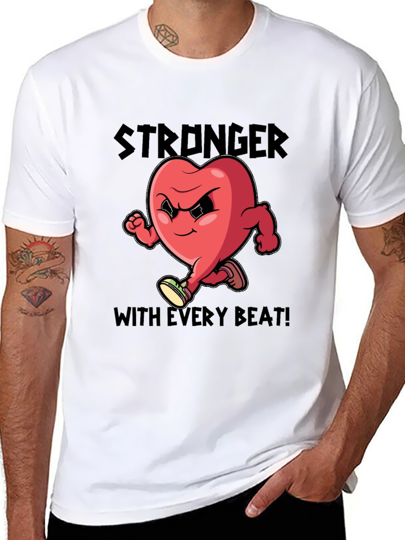 Stronger With Every Beat T-Shirt