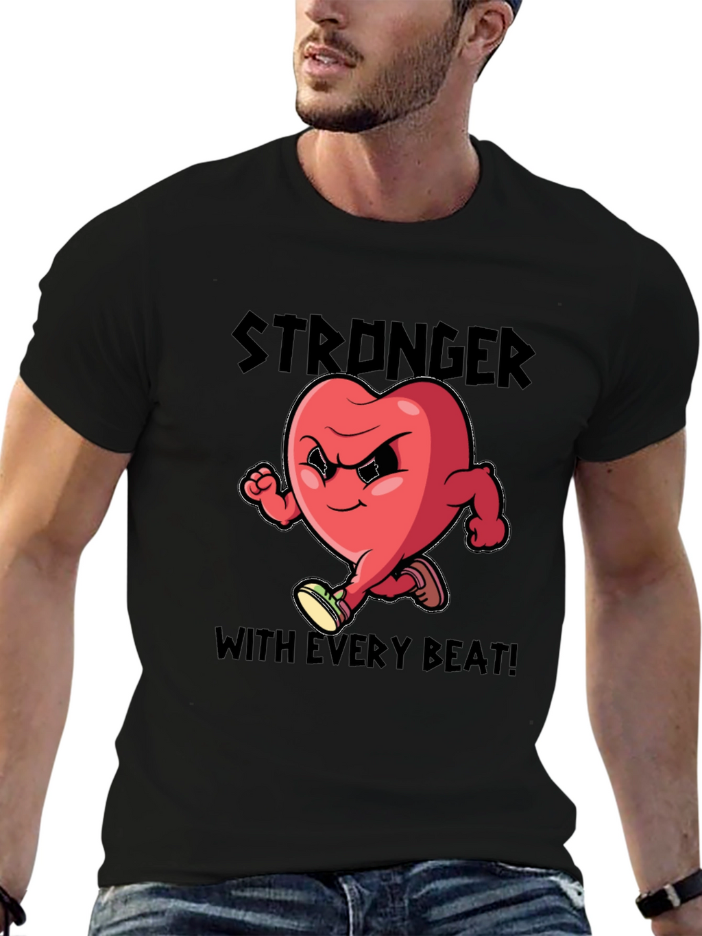 Stronger With Every Beat T-Shirt