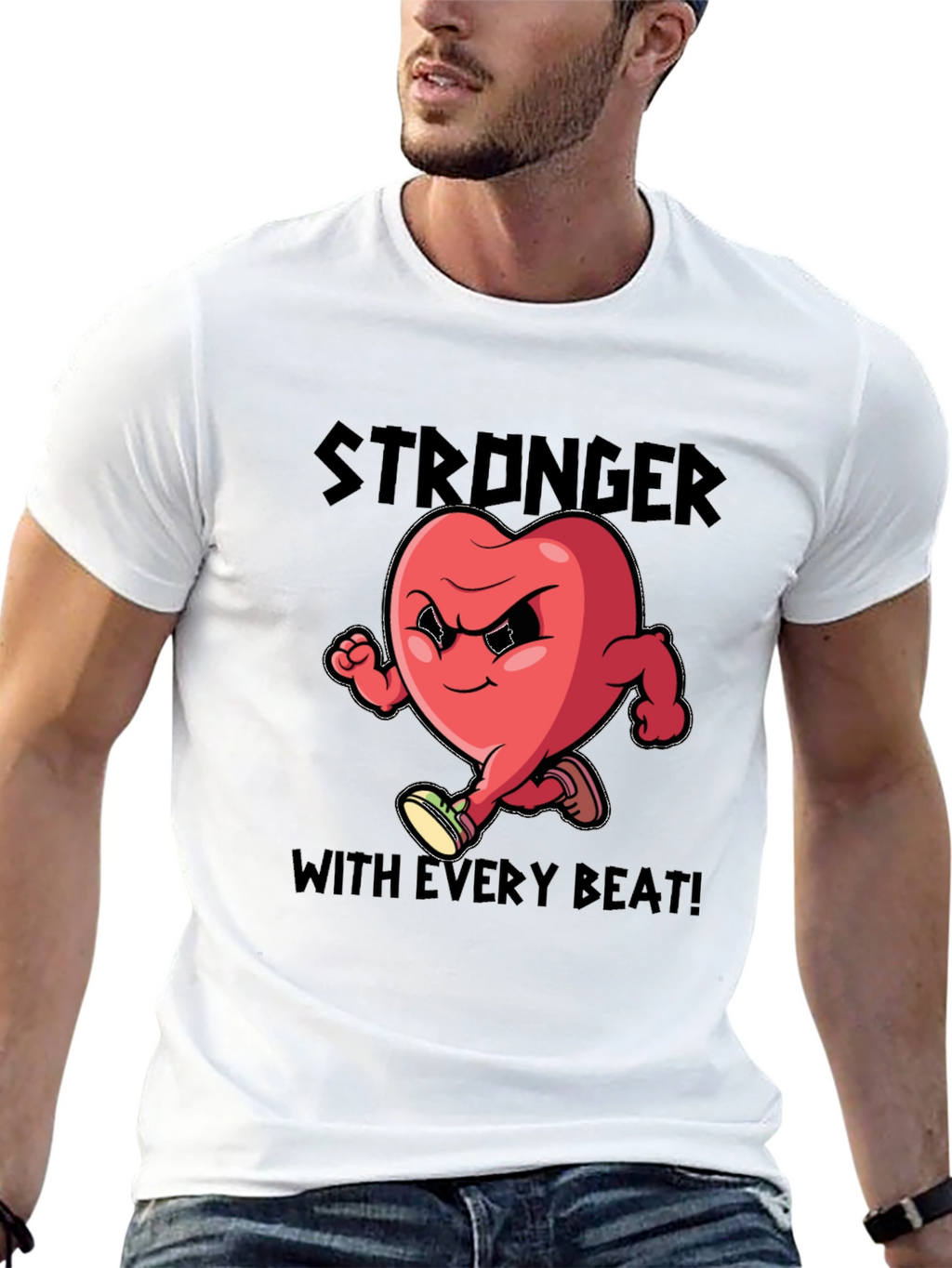 Stronger With Every Beat T-Shirt