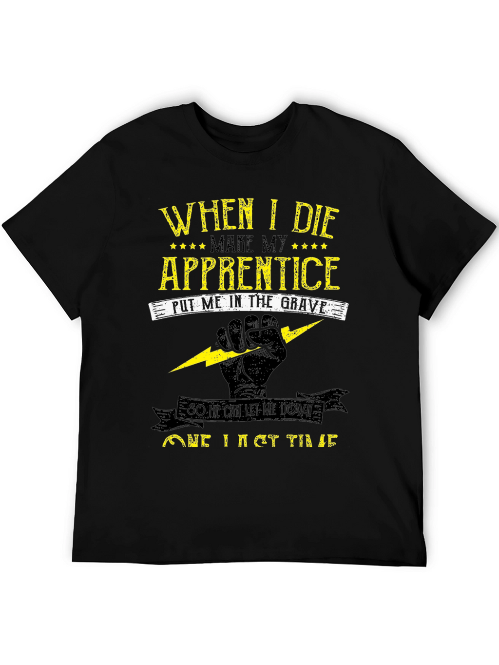 Electrician Apprentice Humor Graphic T-Shirt