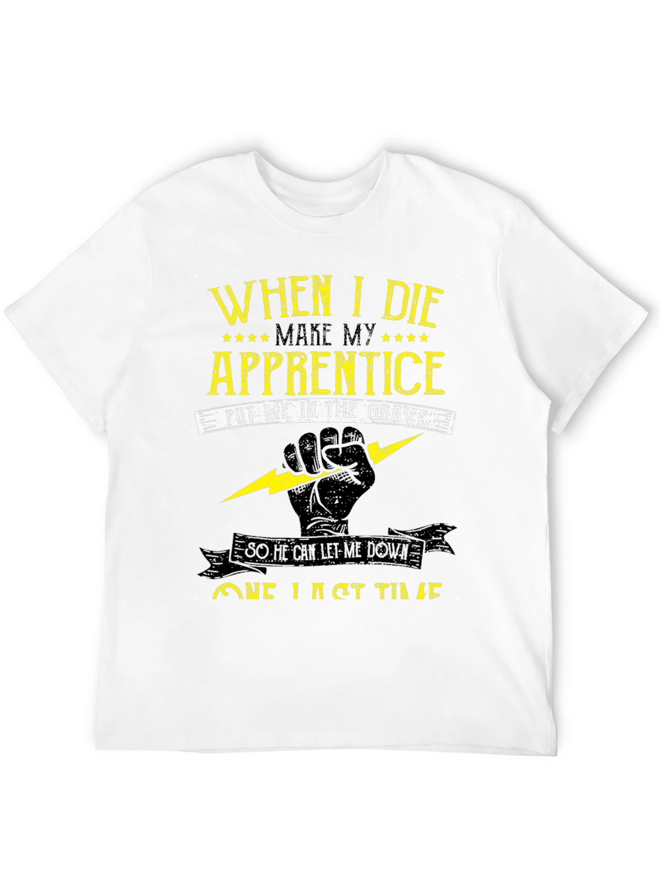 Electrician Apprentice Humor Graphic T-Shirt