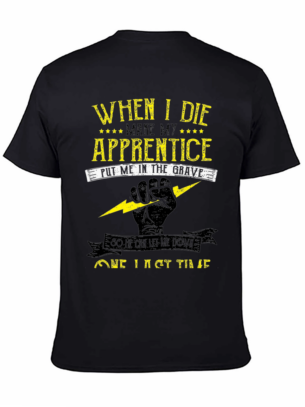 Electrician Apprentice Humor Graphic T-Shirt