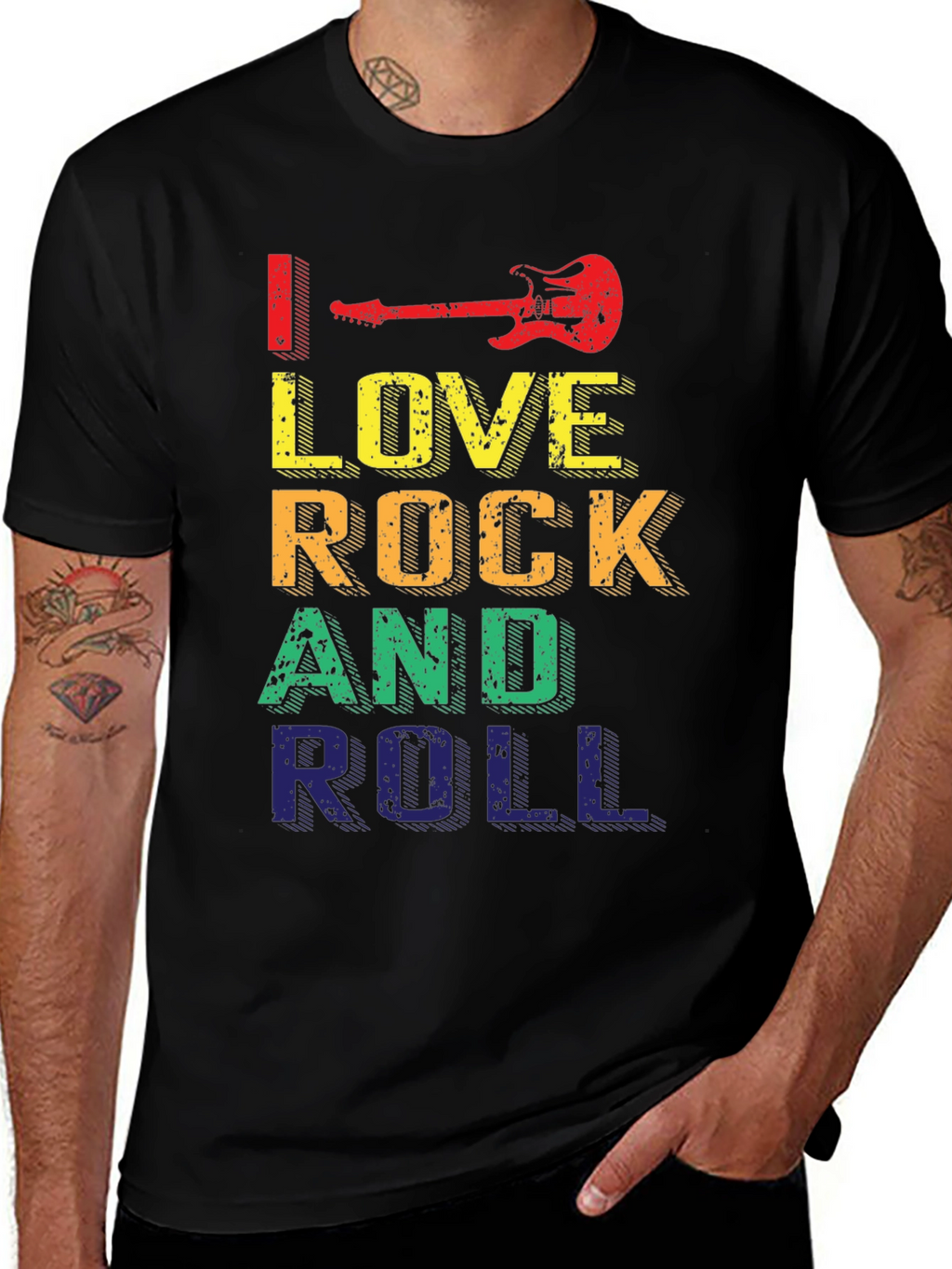 I Love Rock and Roll Graphic Tee