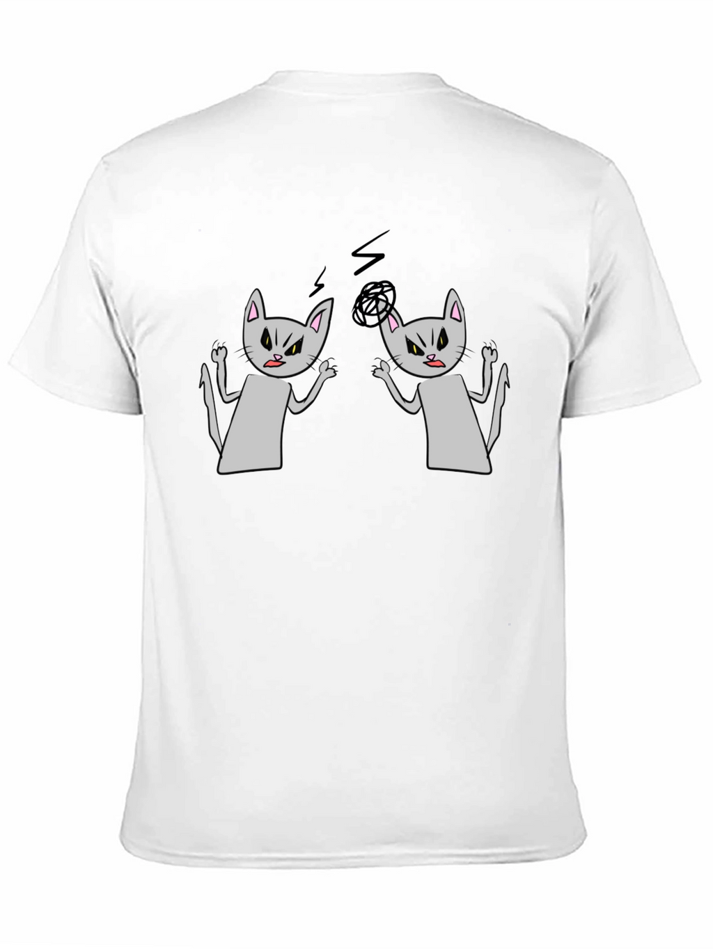Angry Cats T-Shirt - Funny Graphic Tee