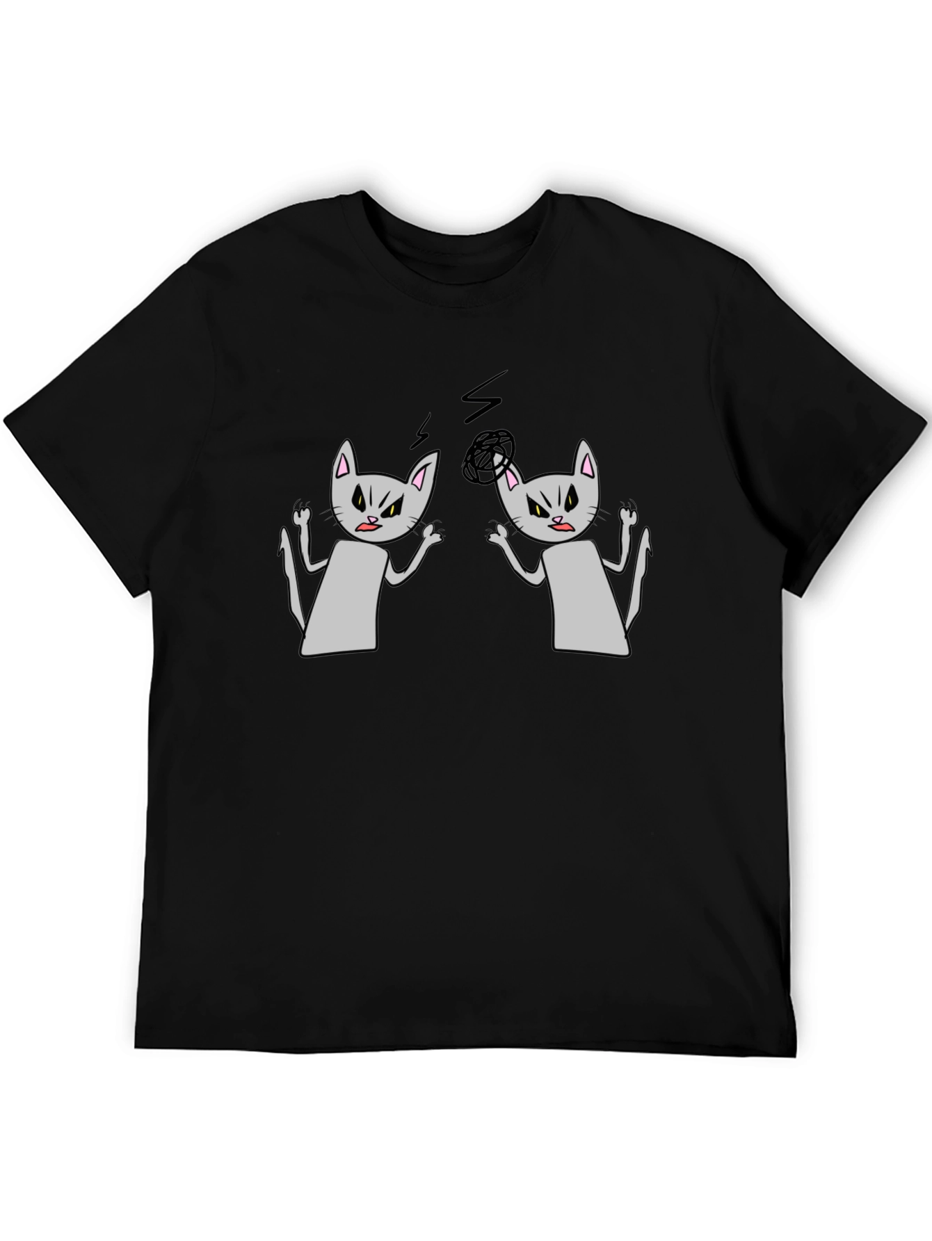 Angry Cats T-Shirt - Funny Graphic Tee