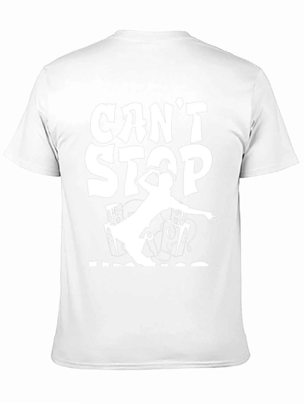 Cant Stop Cheese Black Graphic Tee