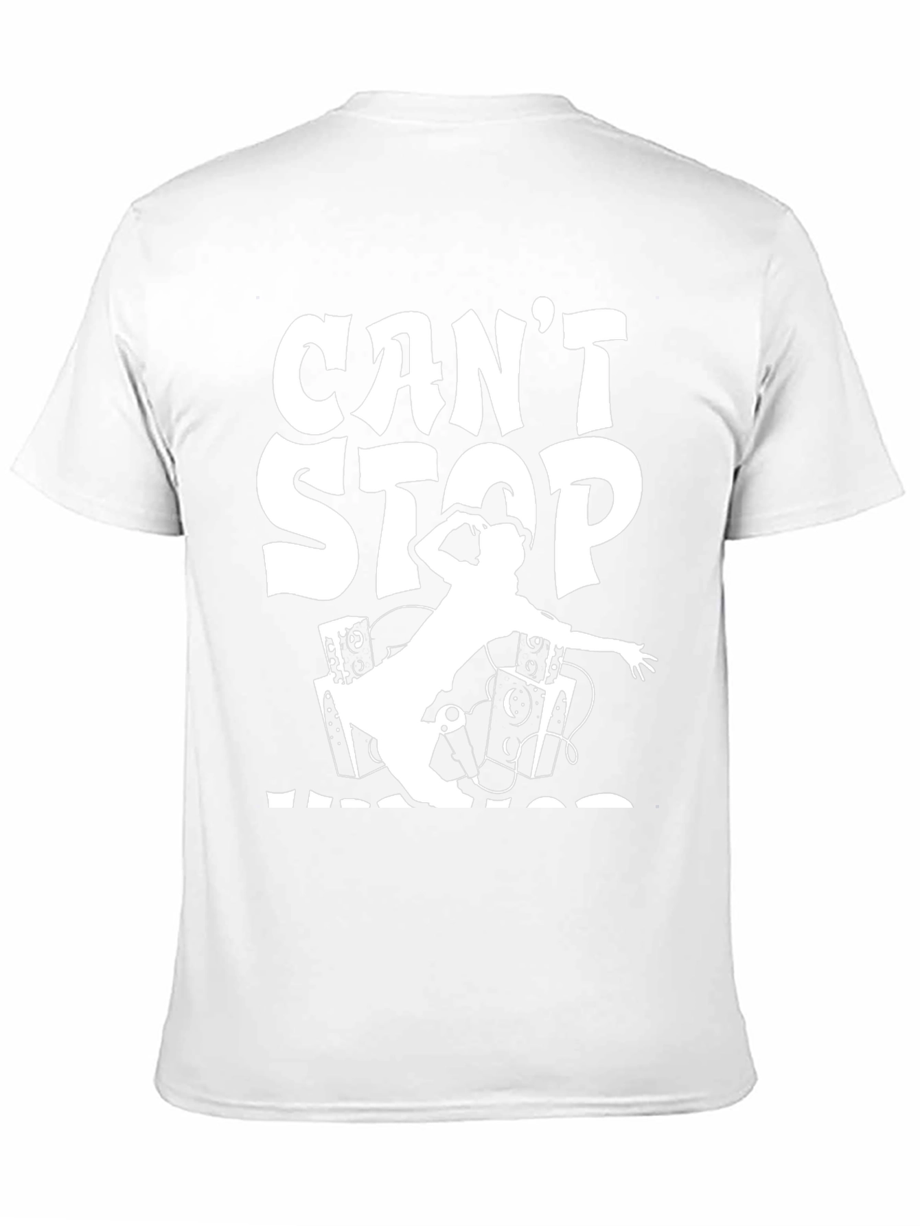 Cant Stop Cheese Black Graphic Tee