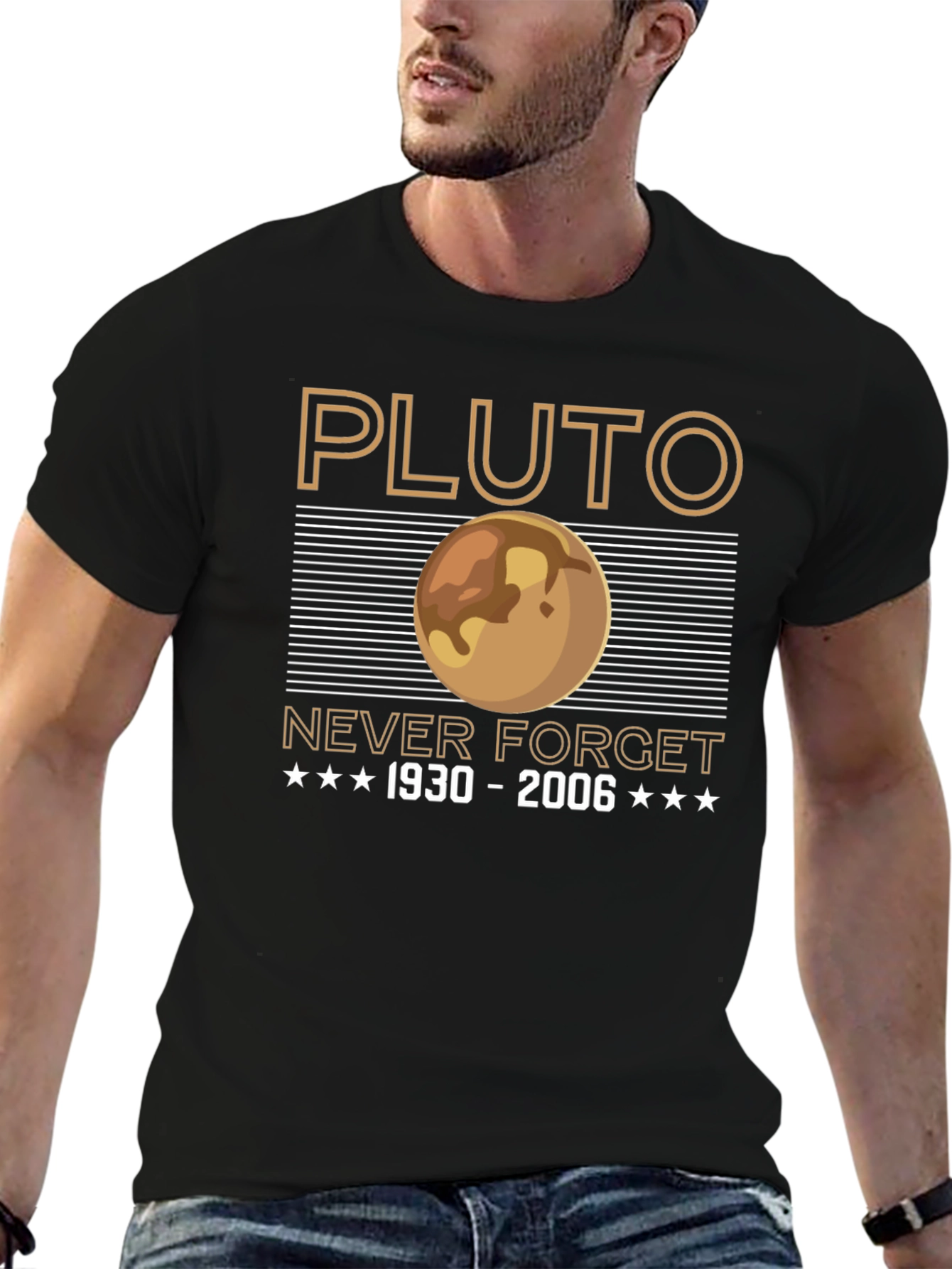 Pluto Never Forget Graphic Tee