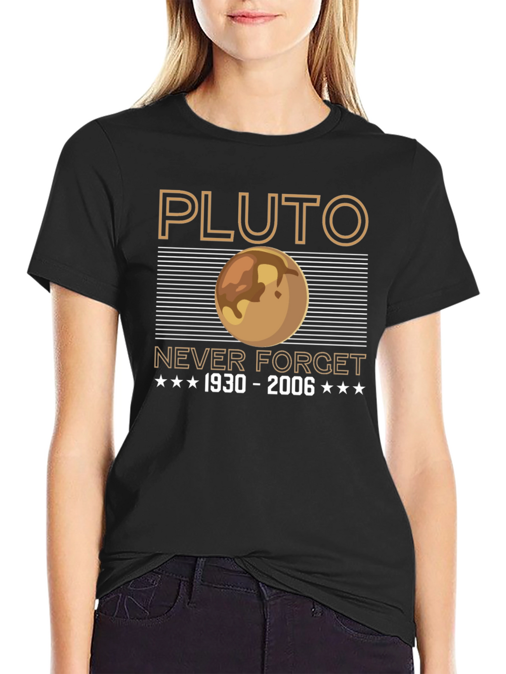 Pluto Never Forget Graphic Tee