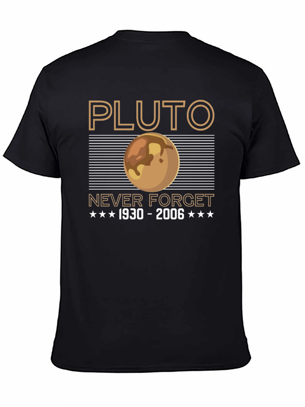 Pluto Never Forget Graphic Tee