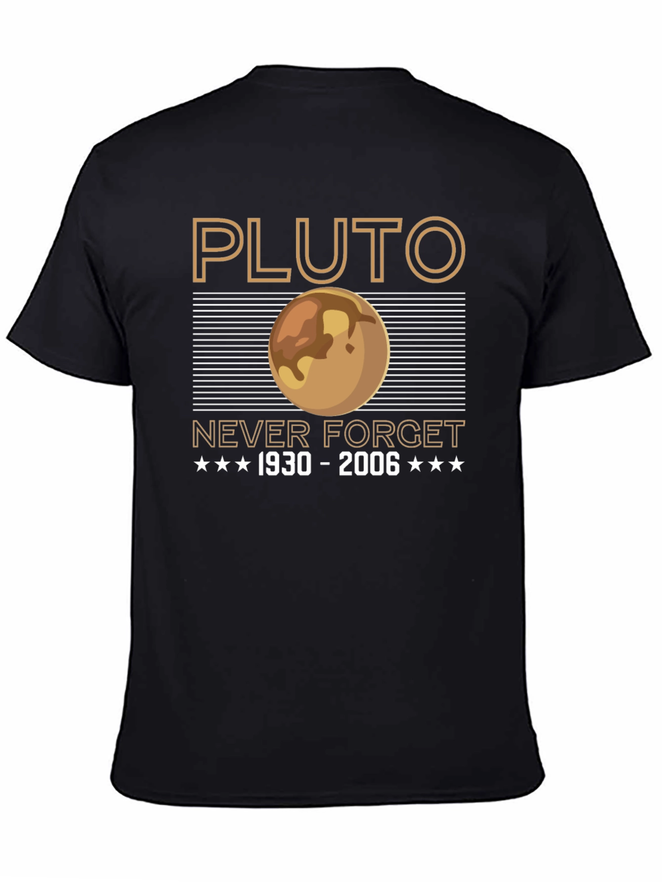 Pluto Never Forget Graphic Tee