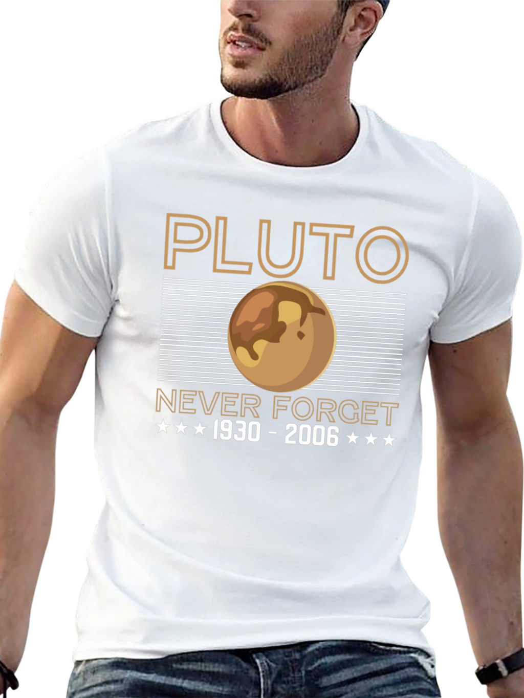 Pluto Never Forget Graphic Tee