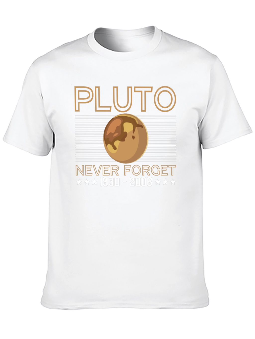 Pluto Never Forget Graphic Tee