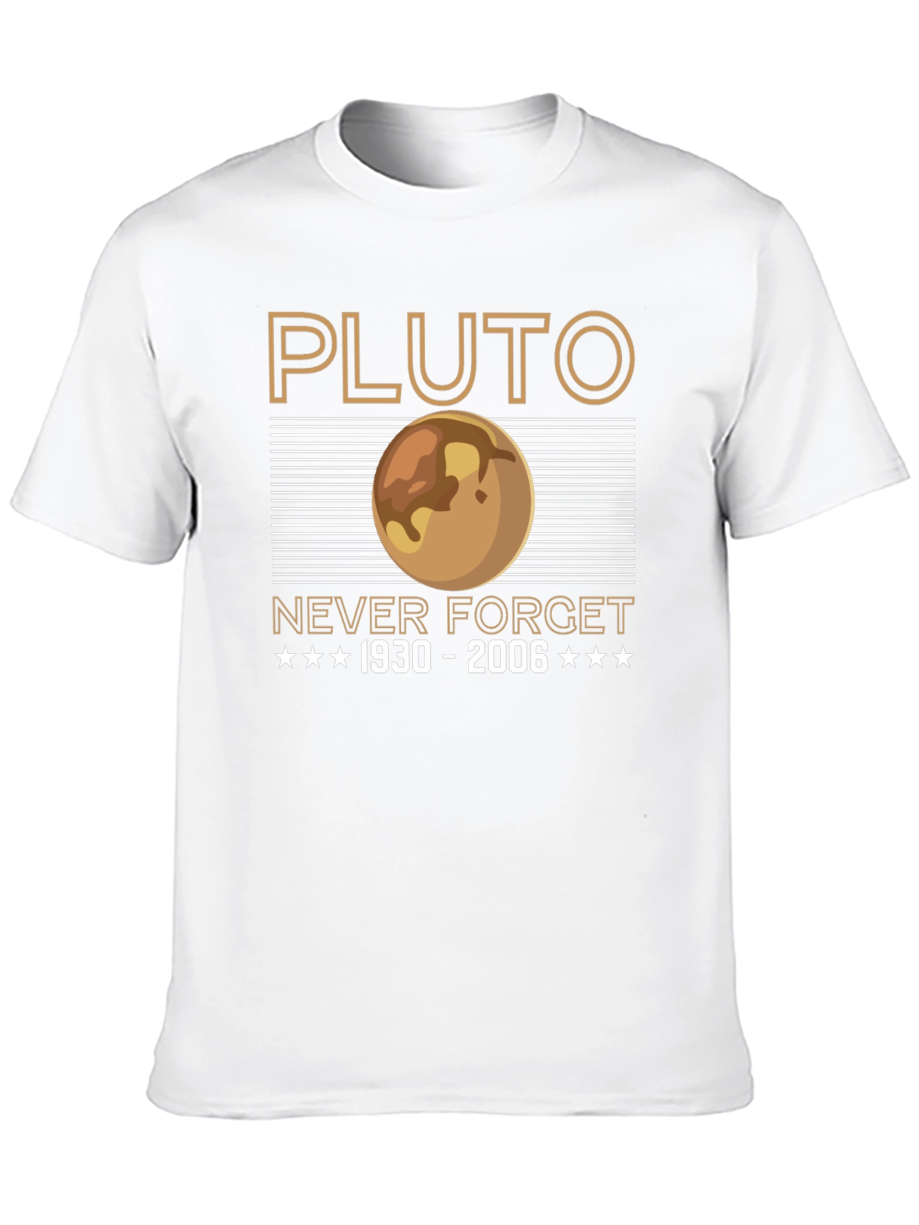 Pluto Never Forget Graphic Tee