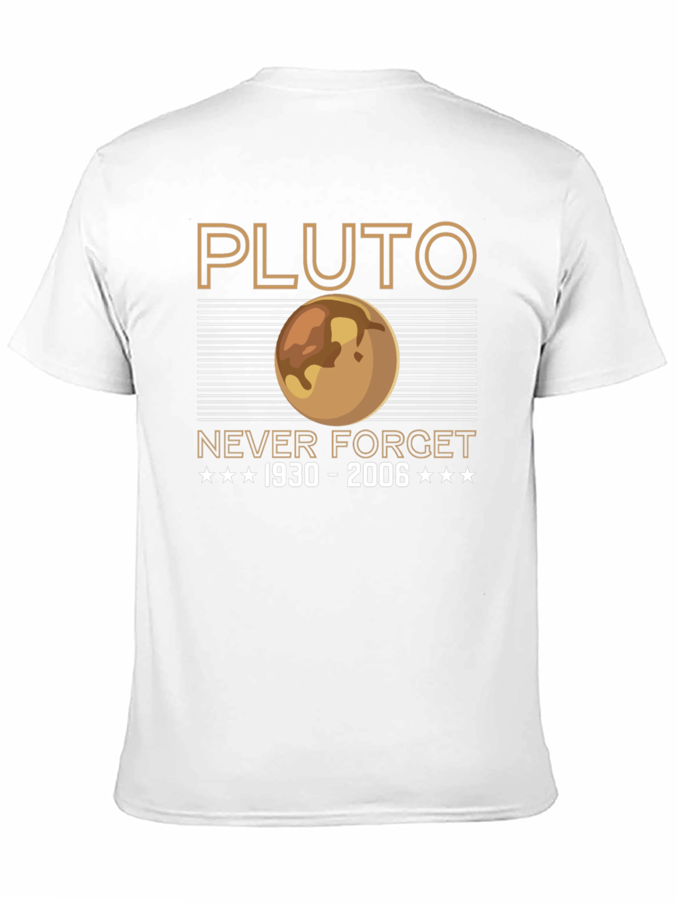 Pluto Never Forget Graphic Tee
