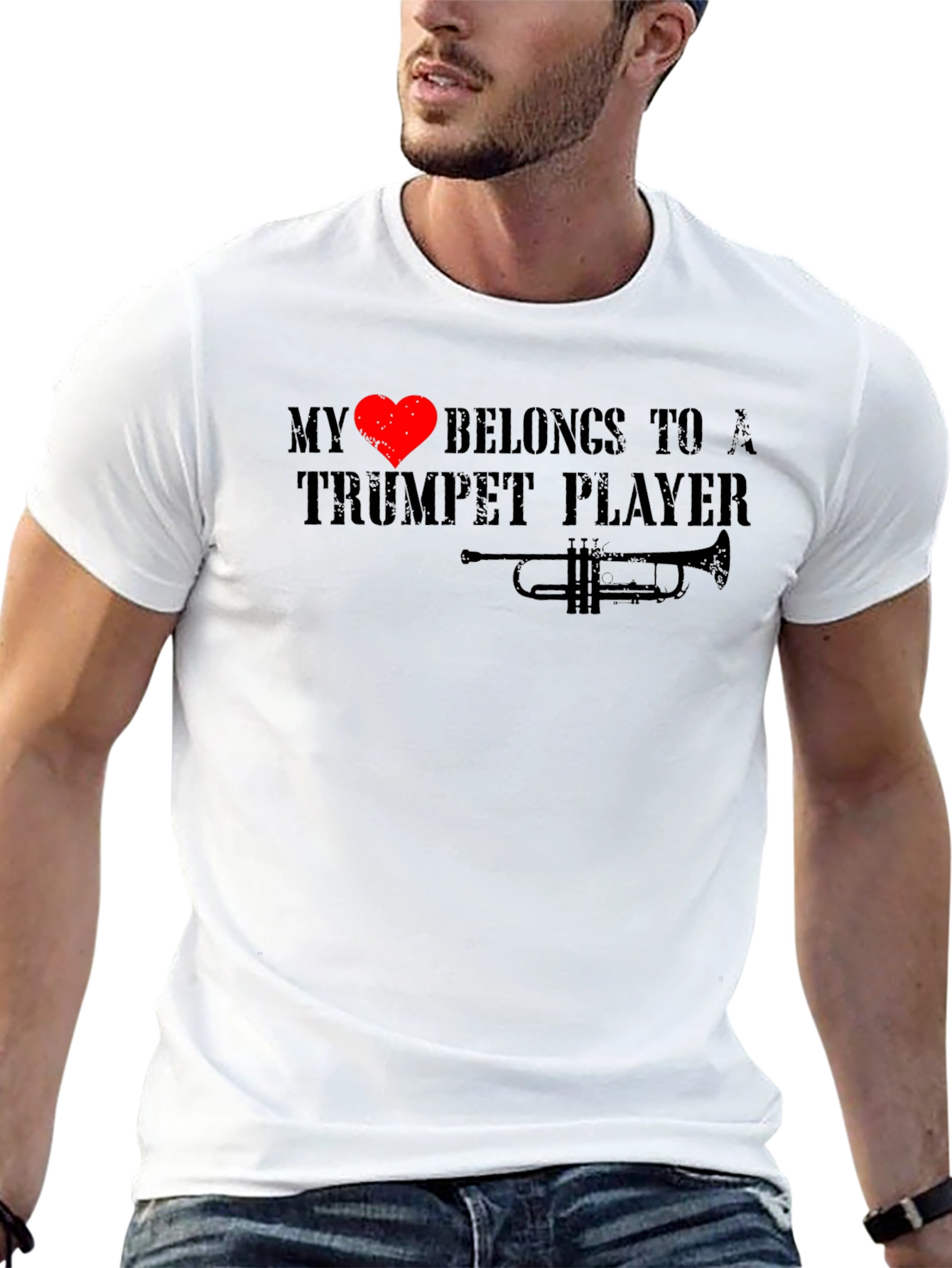 My Heart Belongs to a Trumpet Player T-Shirt