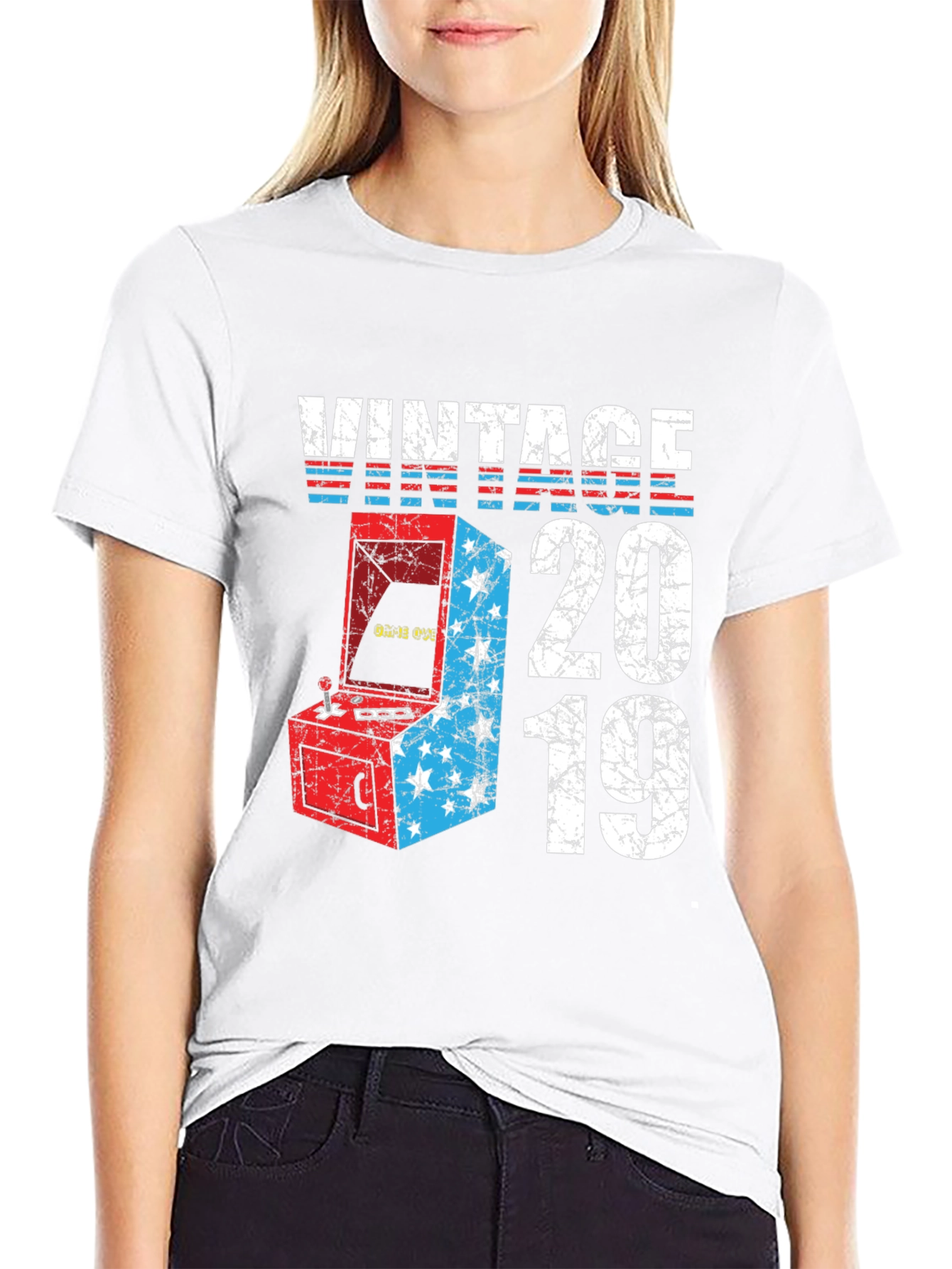 Vintage 2019 Arcade Gamer T-Shirt