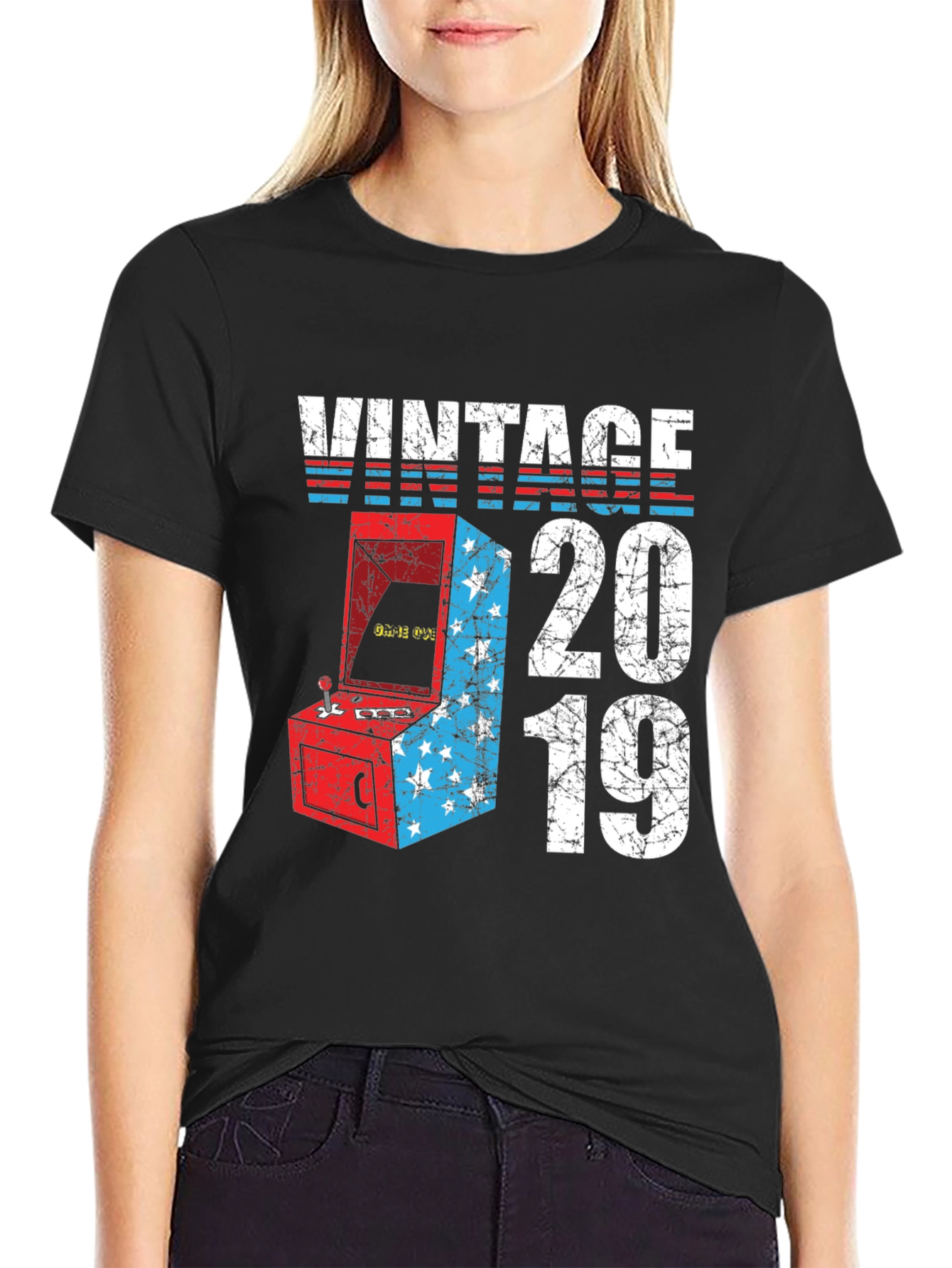 Vintage 2019 Arcade Gamer T-Shirt