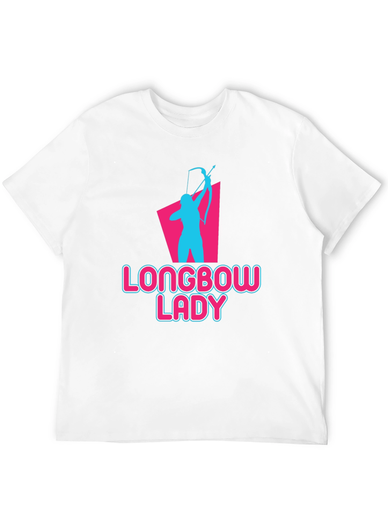 Longbow Lady Archery T-Shirt - Novelty Graphic Tee