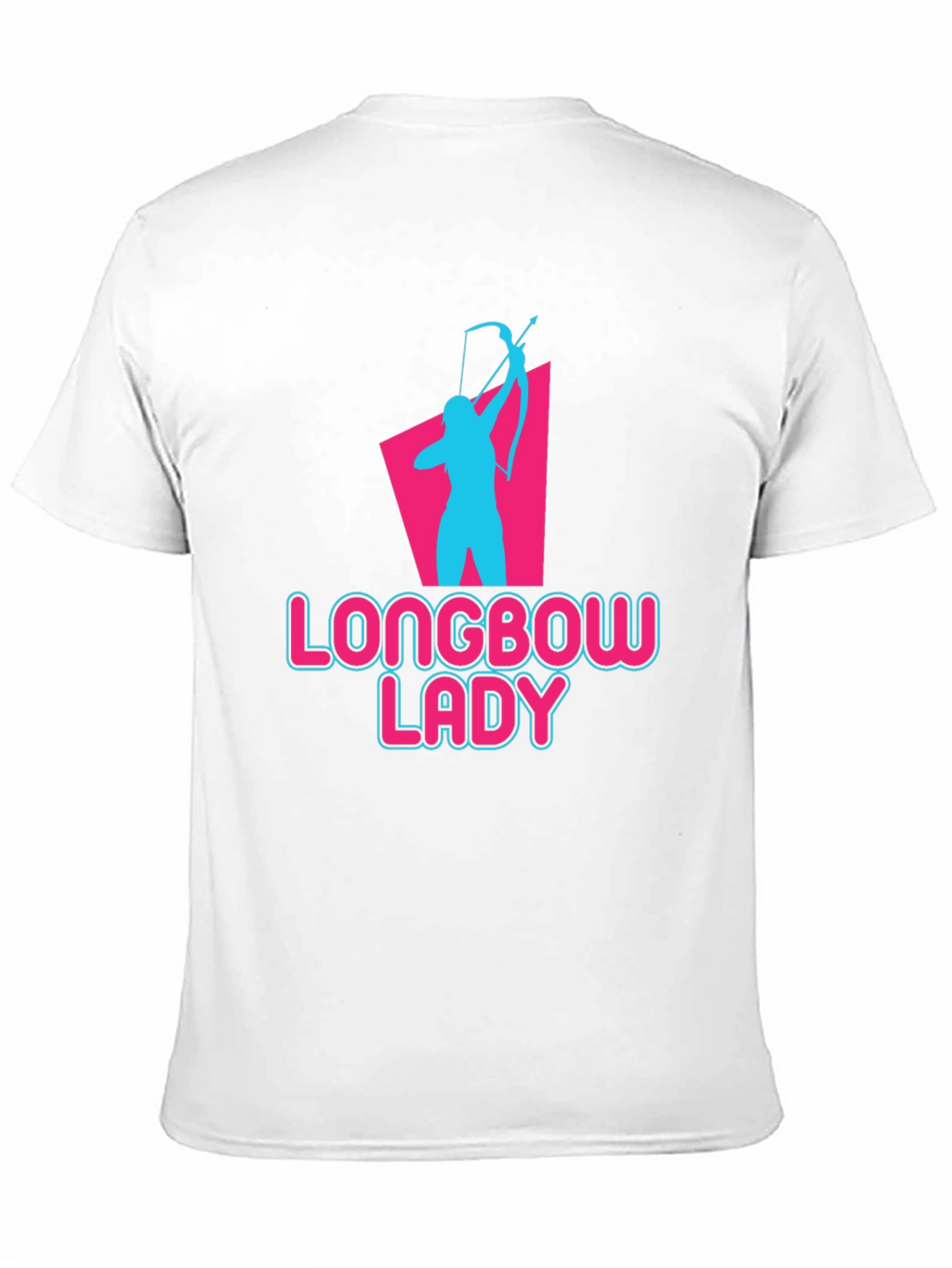 Longbow Lady Archery T-Shirt - Novelty Graphic Tee