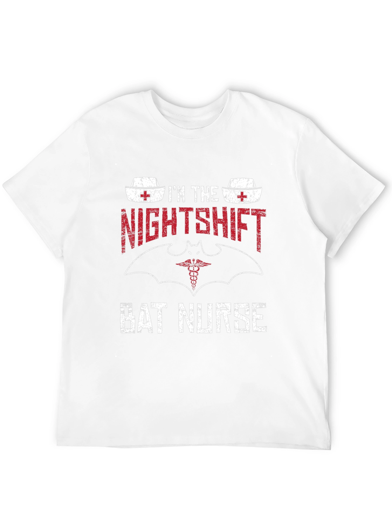 Nightshift Bat Nurse T-Shirt - Funny Nurse Tee
