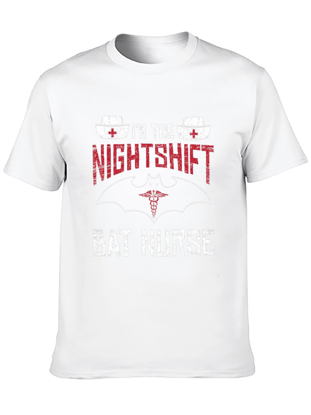 Nightshift Bat Nurse T-Shirt - Funny Nurse Tee