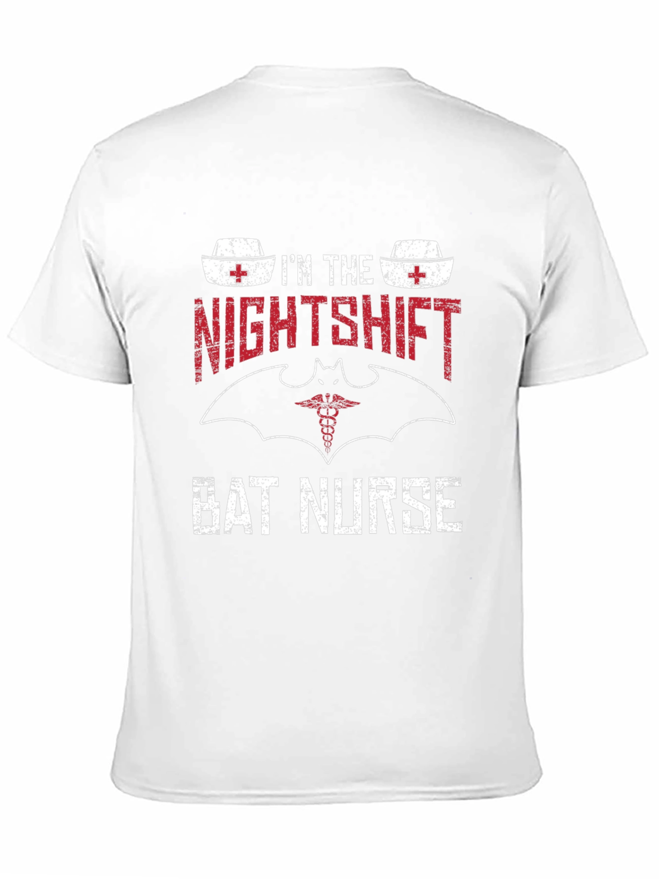 Nightshift Bat Nurse T-Shirt - Funny Nurse Tee