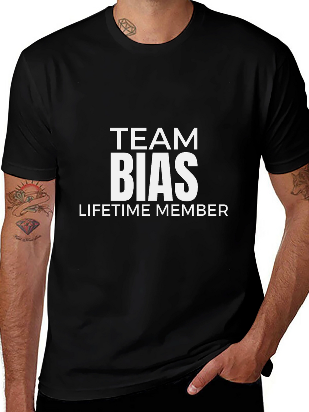 Team Bias Lifetime Member Black T-Shirt