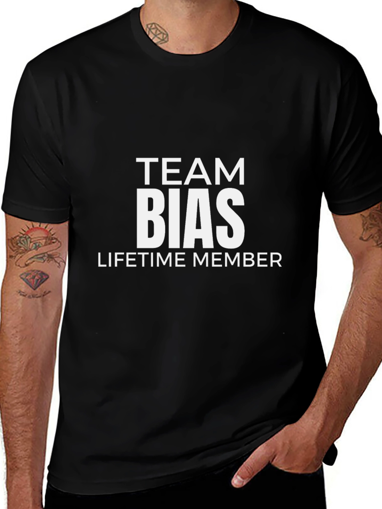 Team Bias Lifetime Member Black T-Shirt