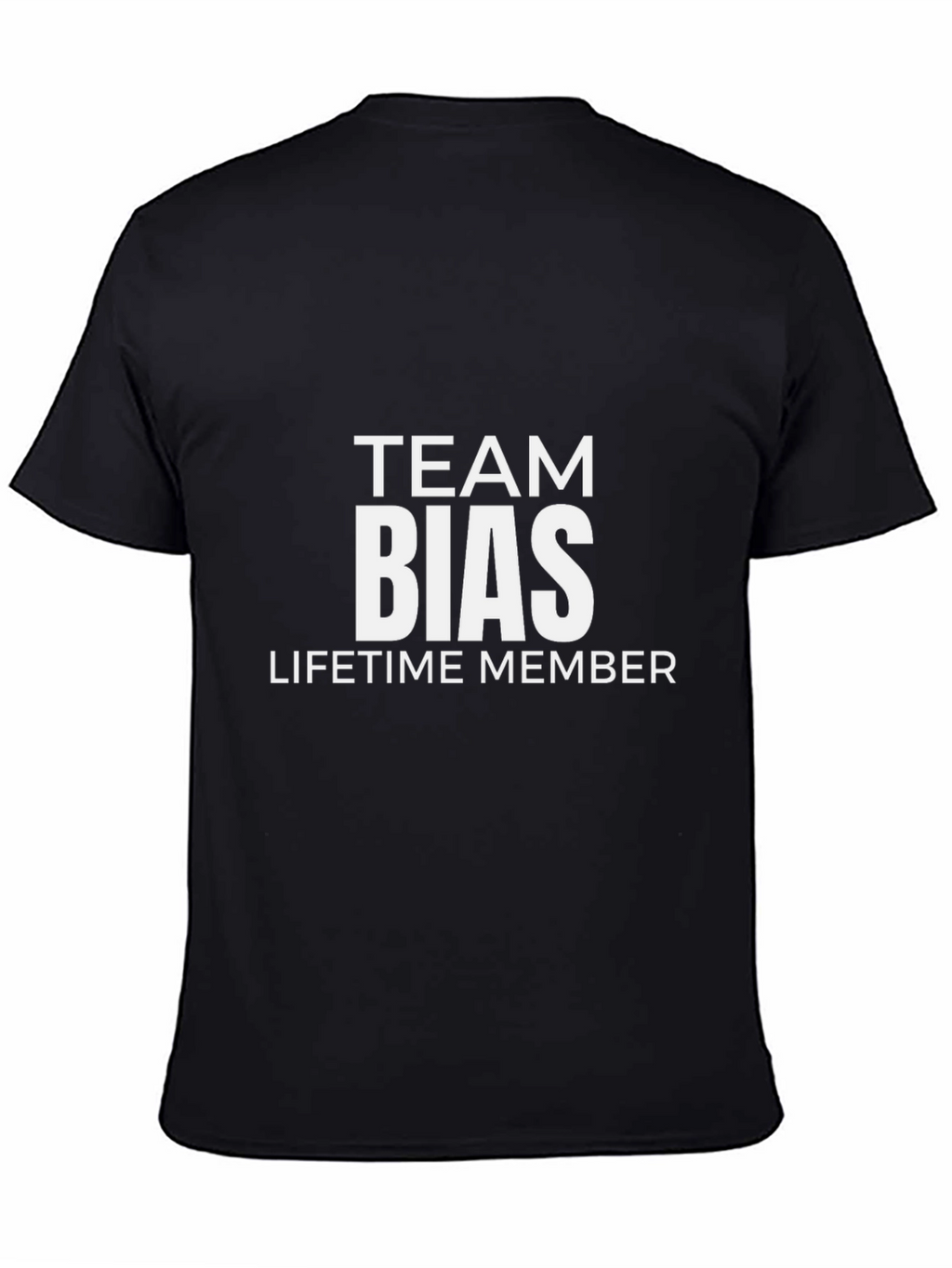 Team Bias Lifetime Member Black T-Shirt