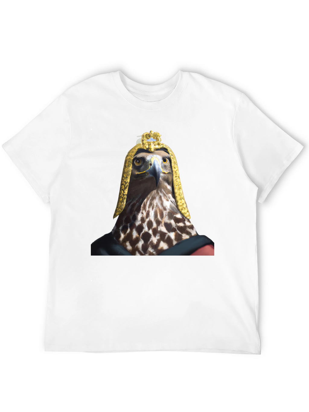 Eagle Pharaoh Graphic Tee - Black Cotton T-Shirt