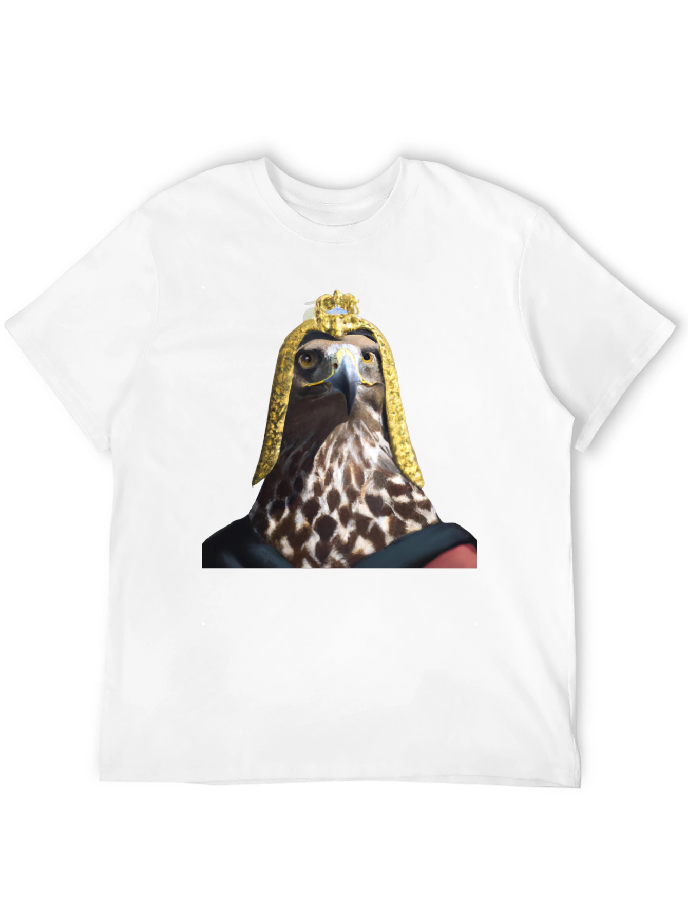Eagle Pharaoh Graphic Tee - Black Cotton T-Shirt