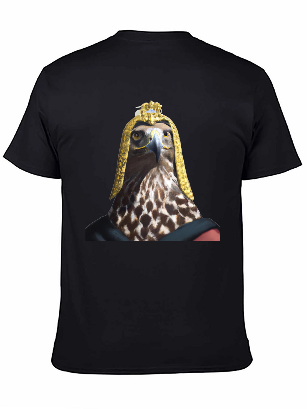 Eagle Pharaoh Graphic Tee - Black Cotton T-Shirt