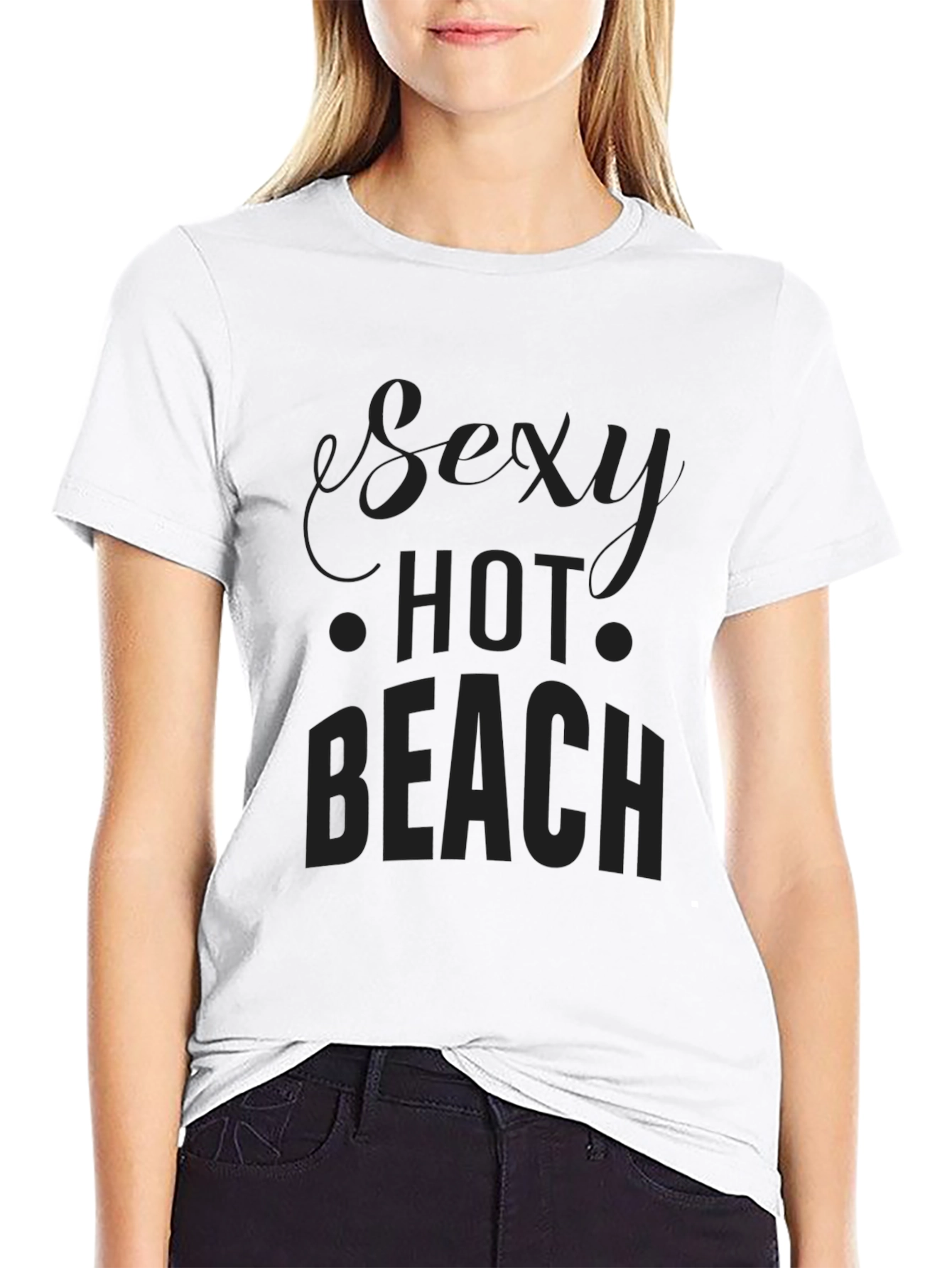 Sexy Hot Beach Graphic T-Shirt