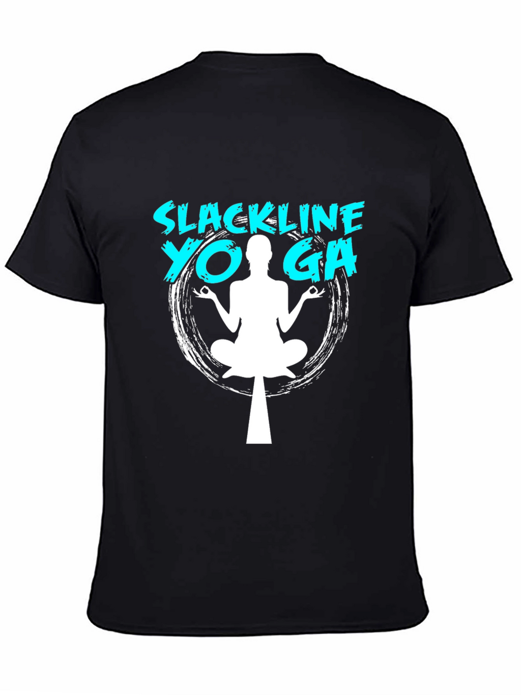 Slackline Yoga T-Shirt - Balance & Fitness