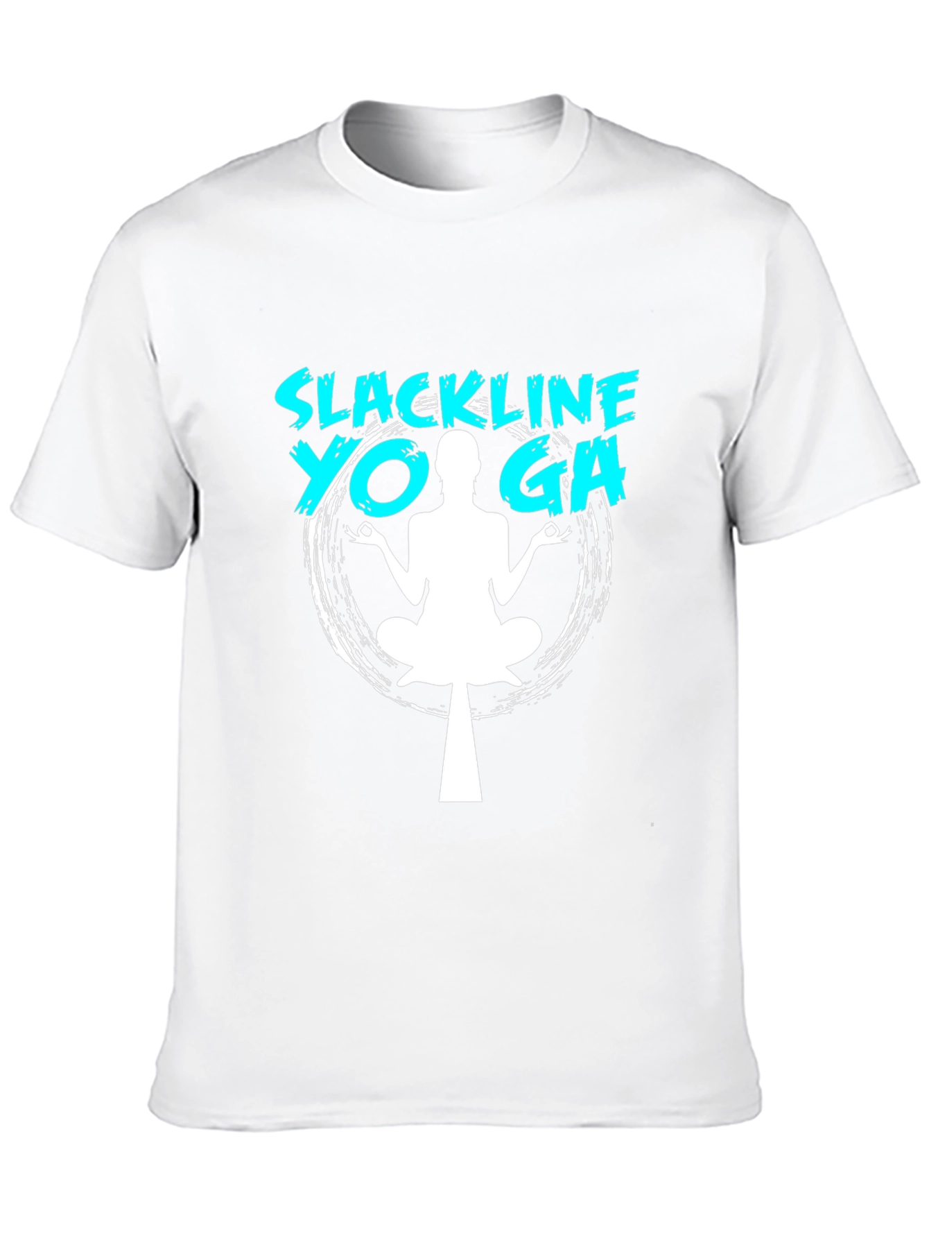 Slackline Yoga T-Shirt - Balance & Fitness