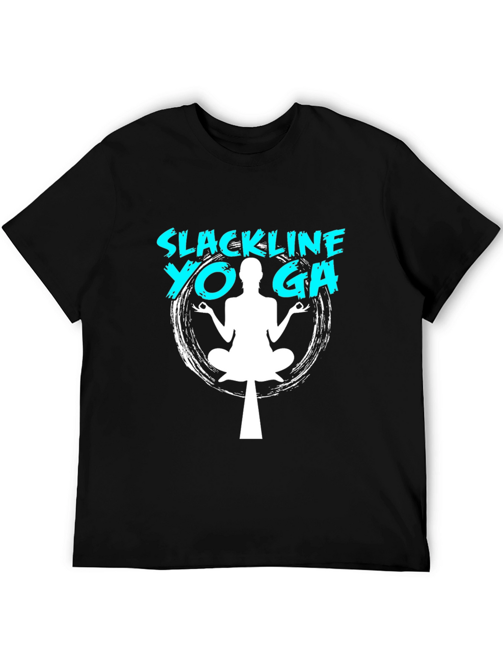 Slackline Yoga T-Shirt - Balance & Fitness