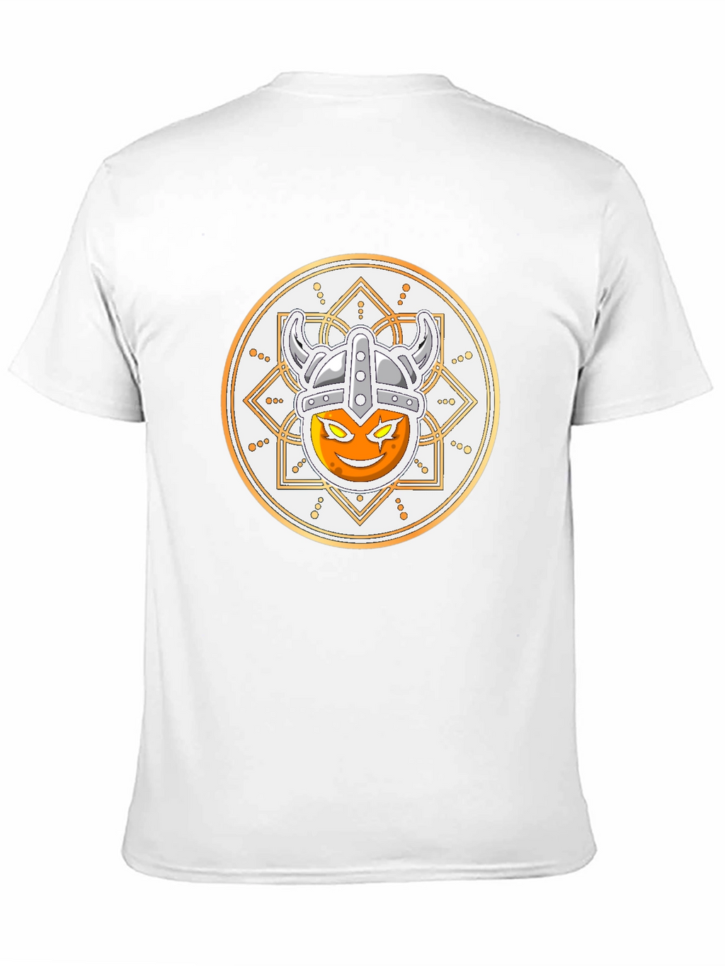 Viking Emoji Graphic T-Shirt - Black Cotton Tee