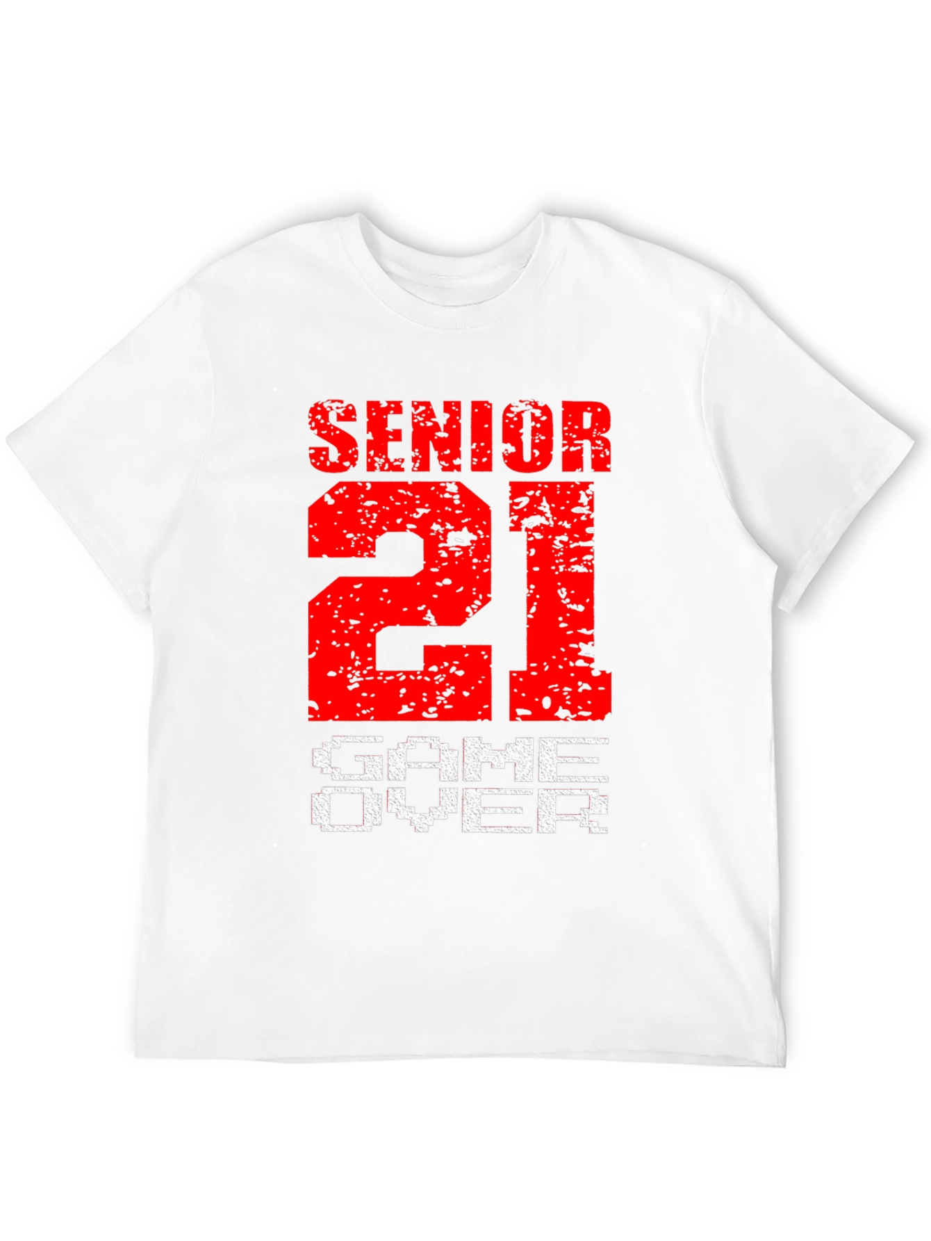 Senior 21 Game Over T-Shirt Graduation Gift