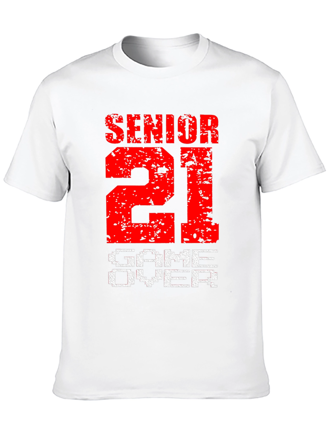 Senior 21 Game Over T-Shirt Graduation Gift