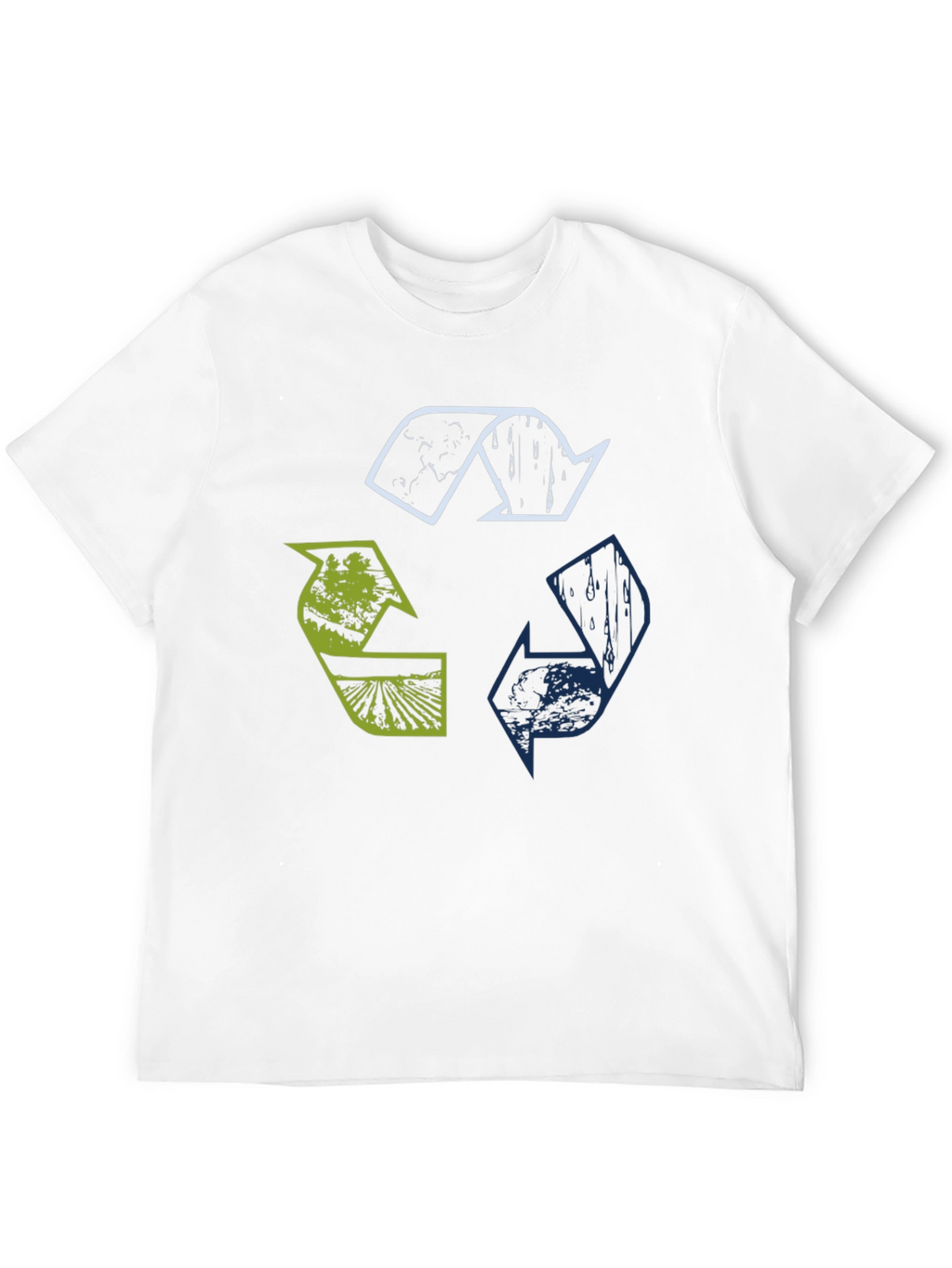 Eco Recycle Symbol Graphic T-Shirt
