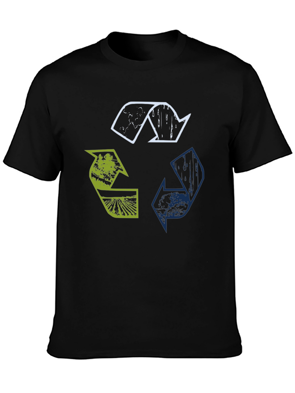 Eco Recycle Symbol Graphic T-Shirt