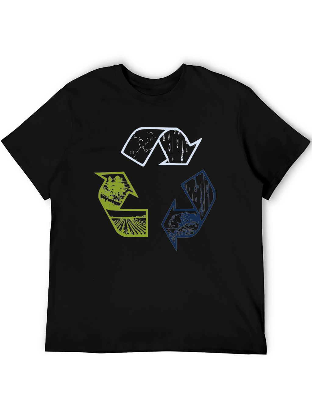 Eco Recycle Symbol Graphic T-Shirt
