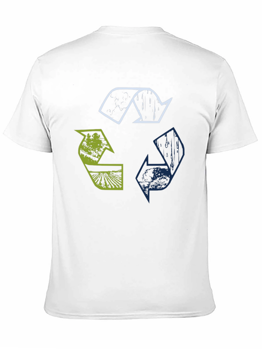 Eco Recycle Symbol Graphic T-Shirt