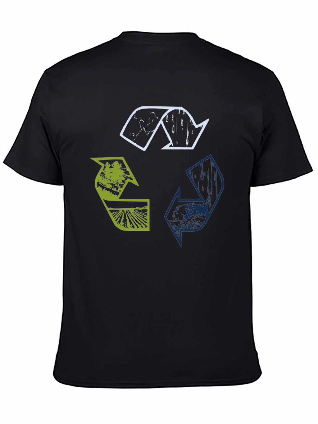 Eco Recycle Symbol Graphic T-Shirt